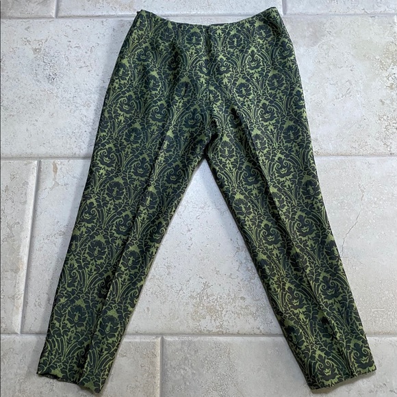 Sigrid Olsen Silk Floral Chain Women's Pants Sz 8 - Picture 6 of 7
